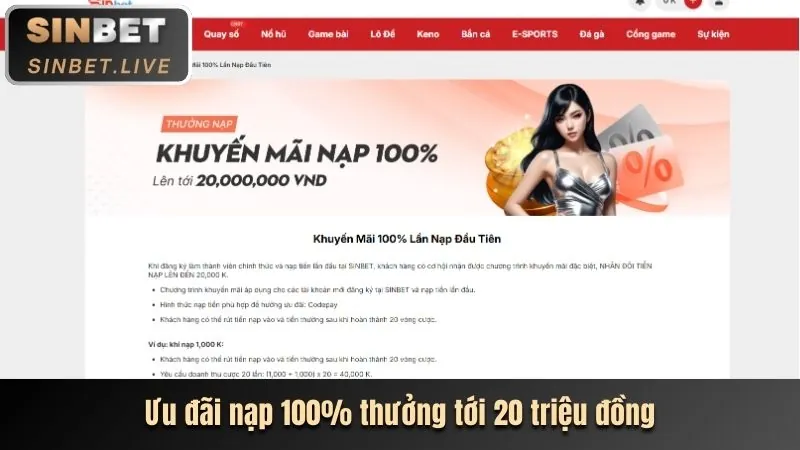 Khuyến mãi chào mừng thành viên mới 68wim